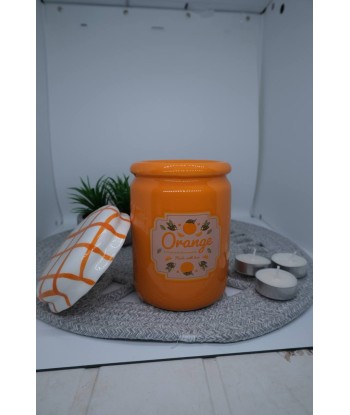 Quemador Tarro de Mermelada de Naranja