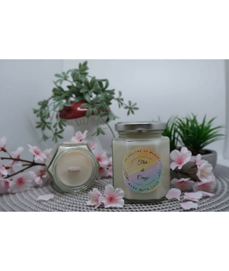 vela de flor de cerezo