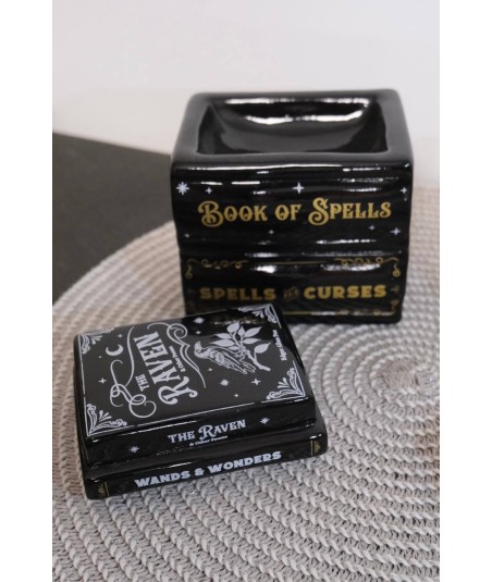 Quemador Libro de Hechizos: cerámica mística para esencias y wax melts