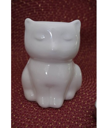 quemador gato blanco