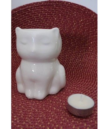quemador gato blanco