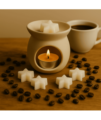 wax melts de olor a cafe