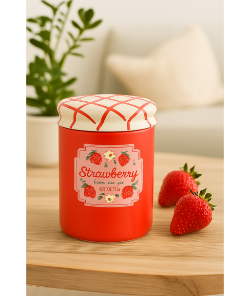 Quemador Tarro de Mermelada de Fresa