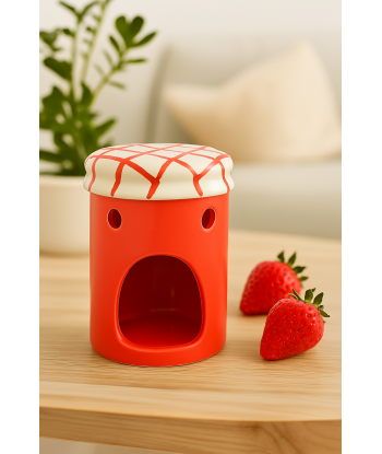 Quemador Tarro de Mermelada de Fresa