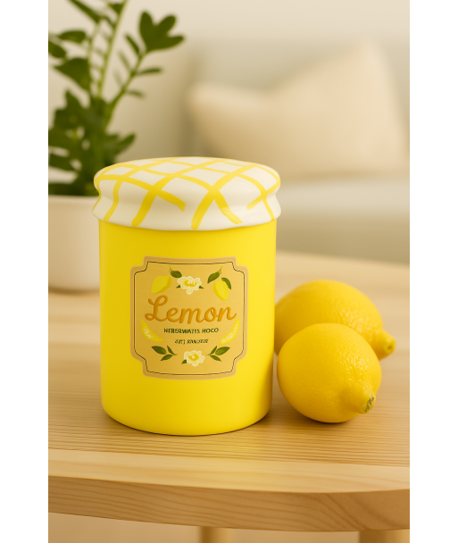 Quemador Tarro de Mermelada de Limón