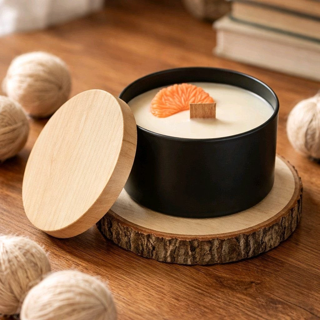 vela de caricias de naranja las velitas de menchu