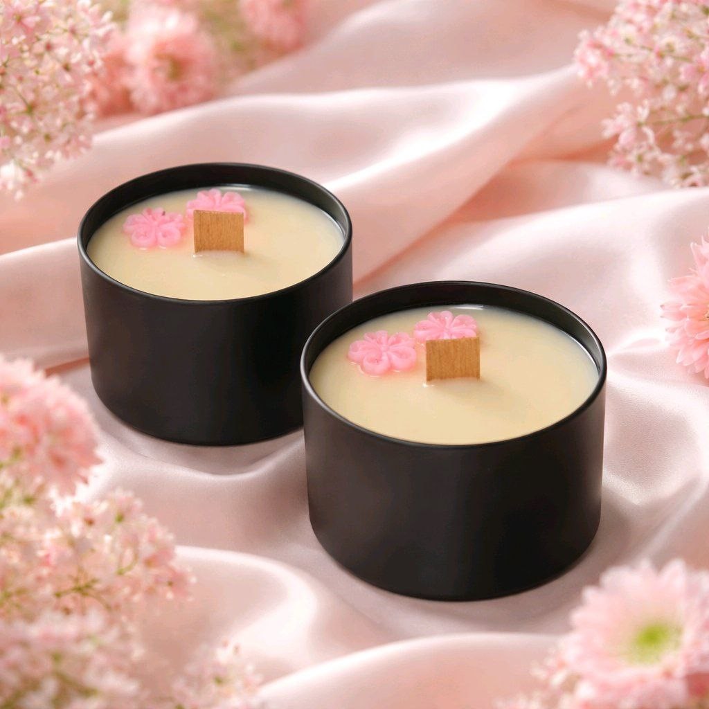 vela de flor de cerezo las velitas de menchu
