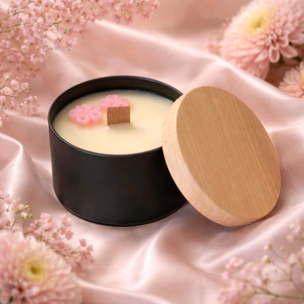 vela de flor de cerezo las velitas de menchu