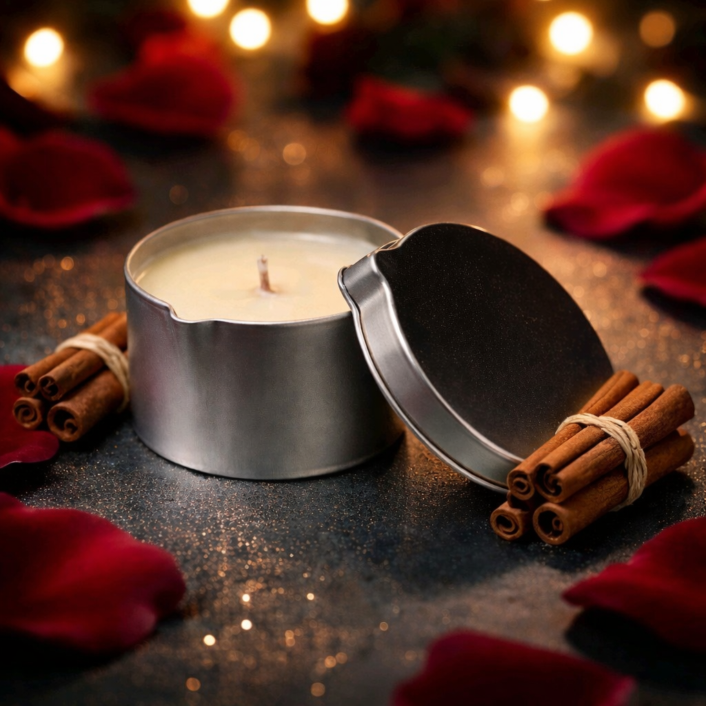 vela de masaje de canela