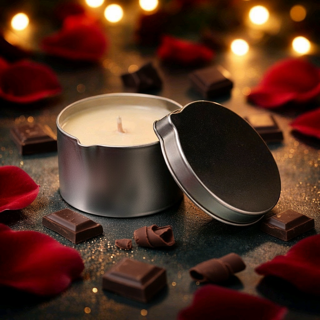 vela de masaje de chocolate