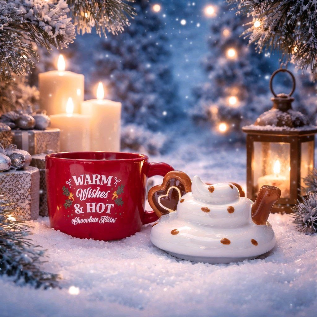 quemador taza de chocolate 