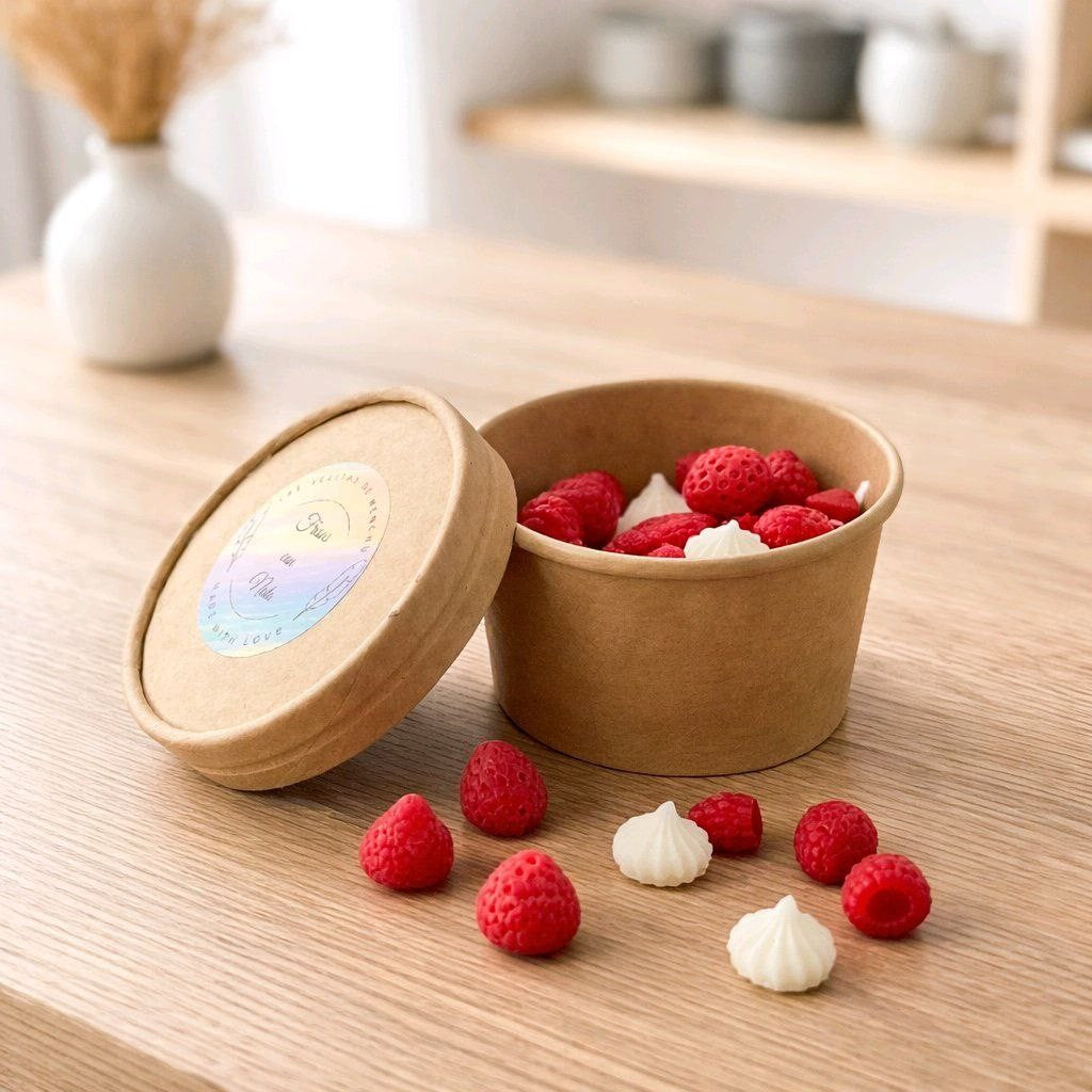 wax melt olor fresas con nata