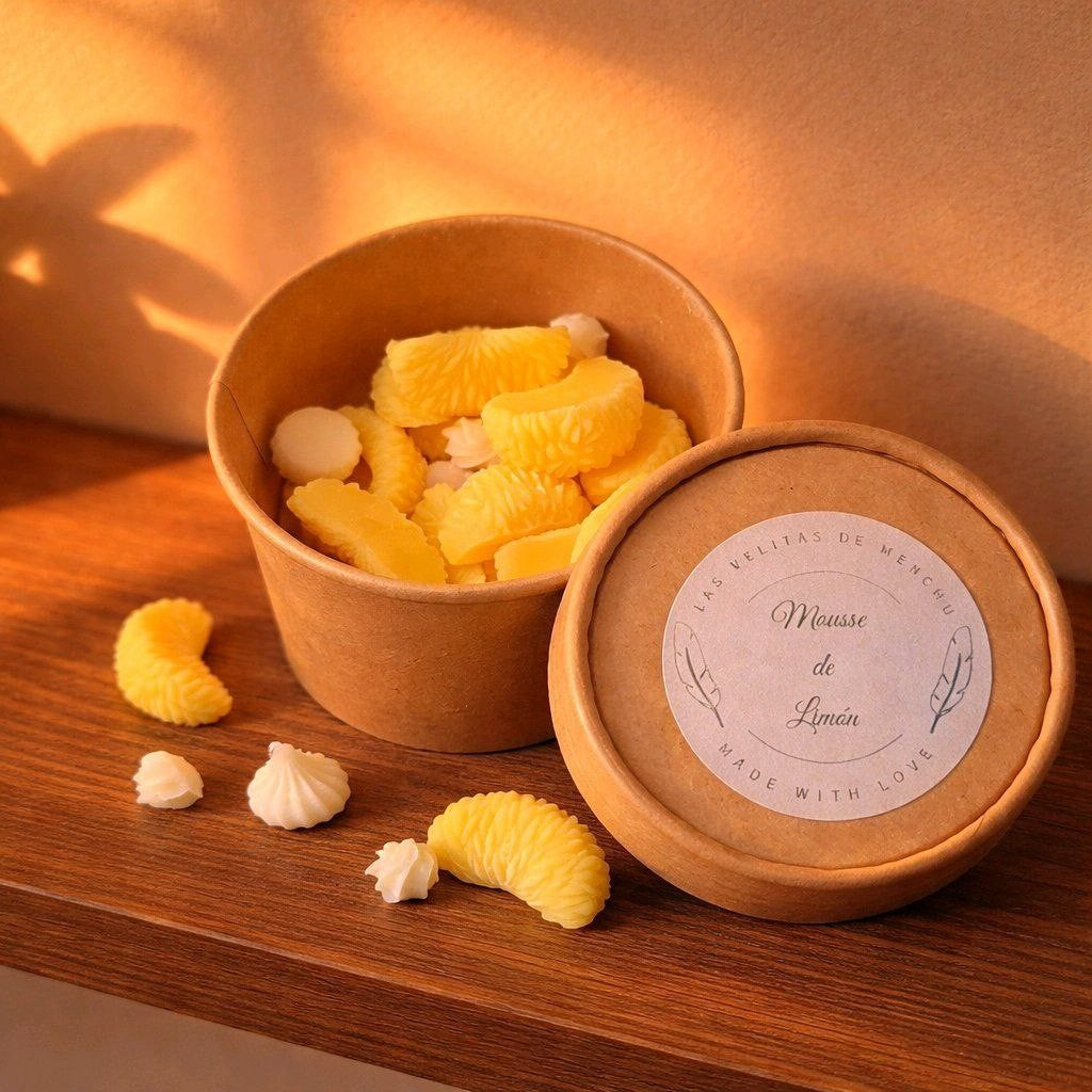 wax melt mousse de limón