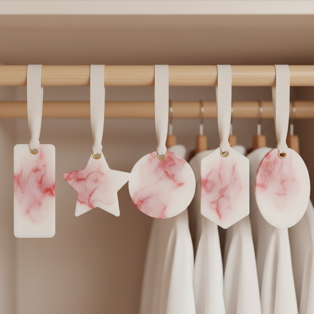 Ambientadores Frutos Rojos - 5 formas con cinta