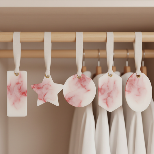 Ambientadores Frutos Rojos - 5 formas con cinta