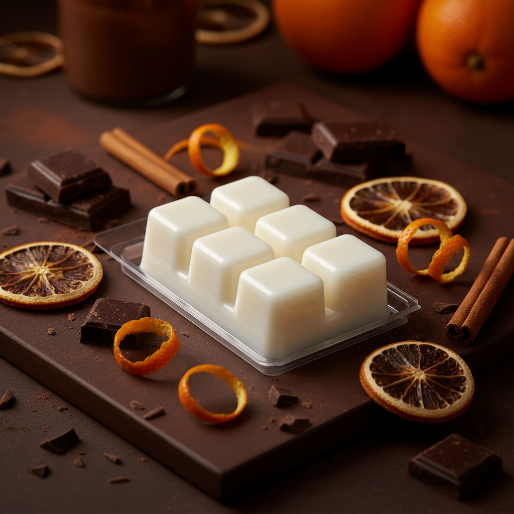 Wax Melt Chocolate Naranja 1