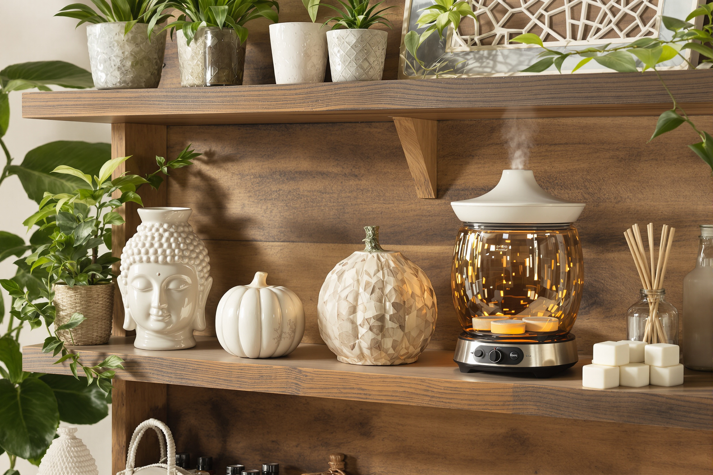 Variedad de quemadores de aceites esenciales